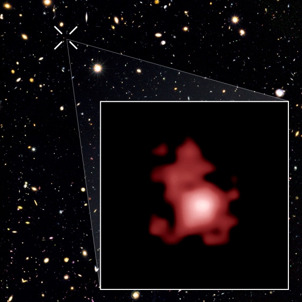 Hubble Telescope photo of GN-z11