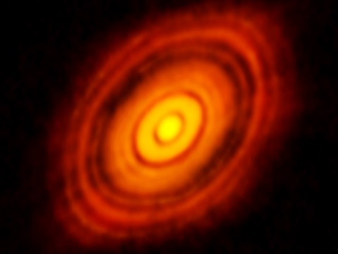 protoplanetary disk around HL Tauri